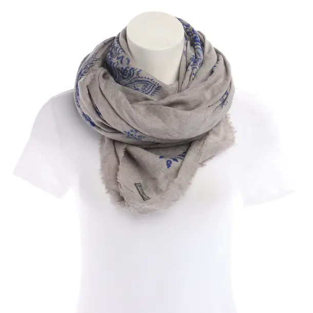 Shawl, in Gray, Cotton, Faliero Sarti