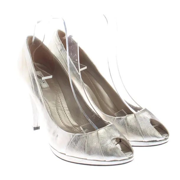 Peep Toes, in Silver, Furla