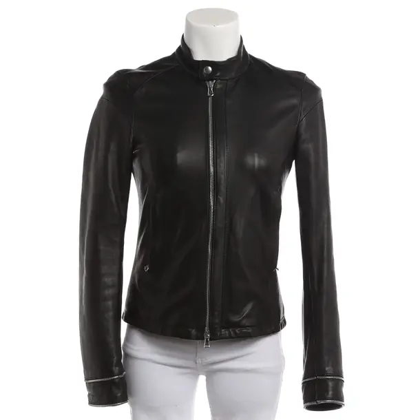 Lederjacke, in Schwarz, Leder, Dondup