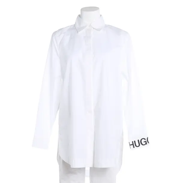 Blouse, in White, Cotton, Hugo Boss Red Label