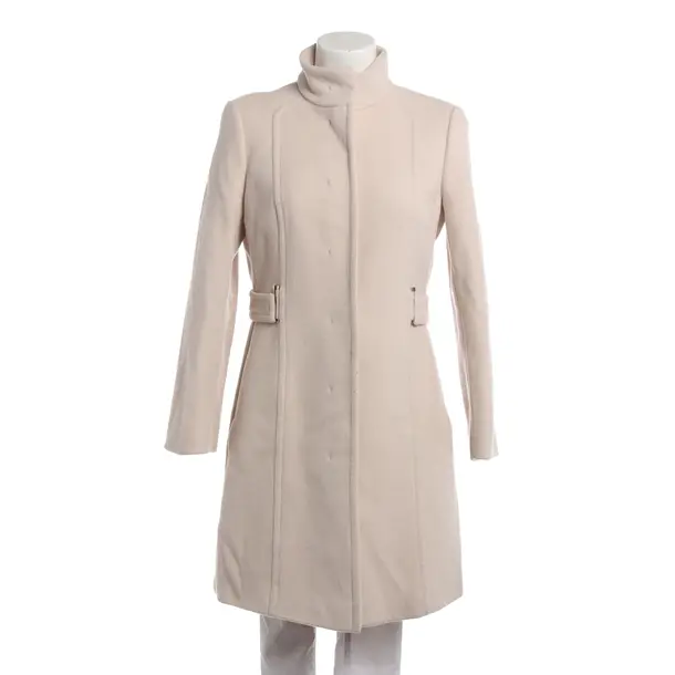 Mid-Season Coat, in Cream, Wool, Hugo Boss Black Label