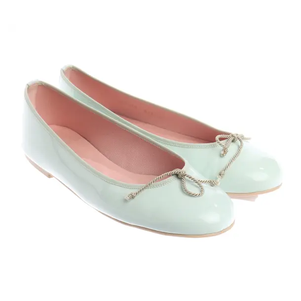 Ballet Flats, in Light Green, Pretty Ballerinas