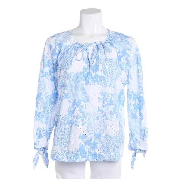 Blouse, in White, Cotton, 0039 Italy