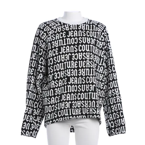 Sweatshirt, in Schwarz, Baumwolle, Versace Jeans Couture