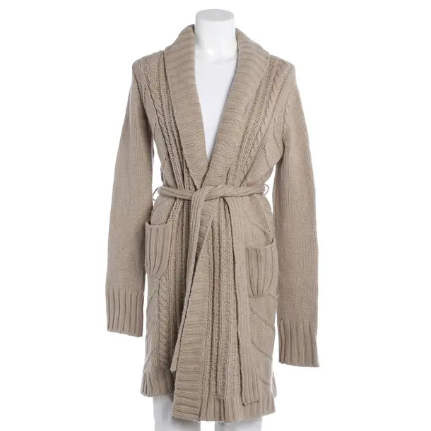 Strickjacke, in Beige, Wolle, Bruno Manetti