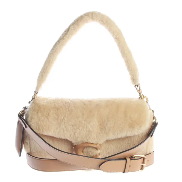 Shoulder Bag, in Beige, Polyester, Coach