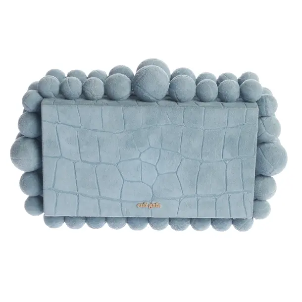 Clutch, in Blau, Leder, Cult Gaia