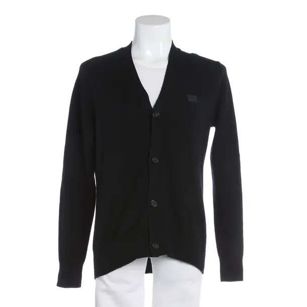 Strickjacke, in Schwarz, Baumwolle, Acne Studios