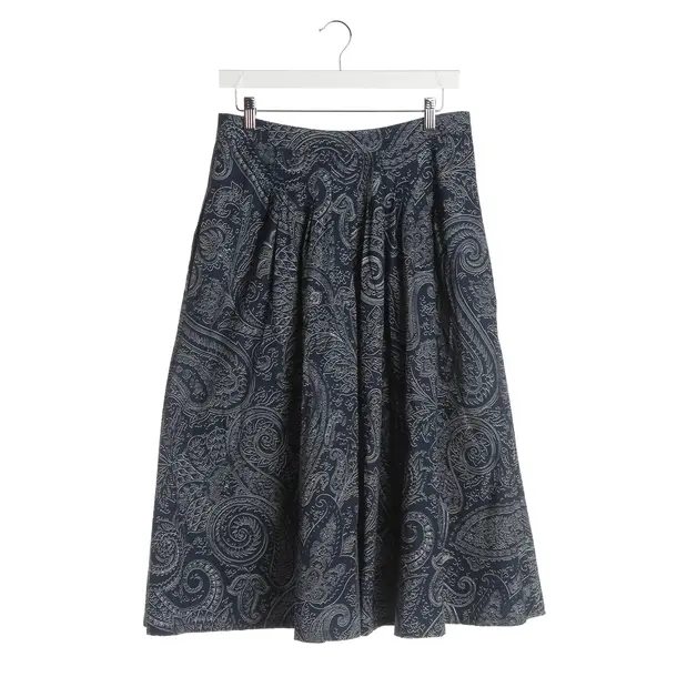Skirt, in Navy, Cotton, Etro