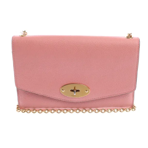 Schultertasche, in Rosa, Leder, Mulberry