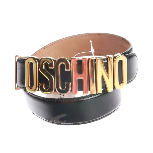 Belt, in Black, Leather, Moschino