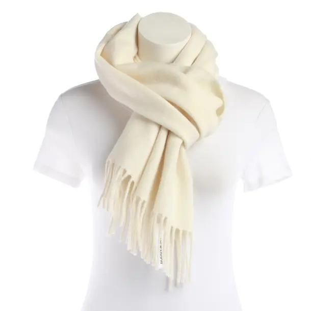 Schal, in Beige, Baumwolle, Closed