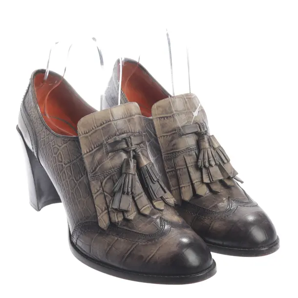 Pumps, in Gray, Santoni