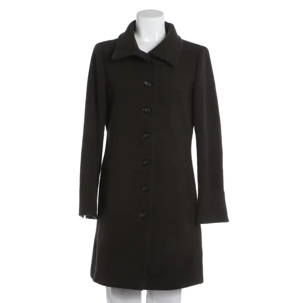 Übergangsmantel, in Dunkelbraun, Wolle, Max Mara