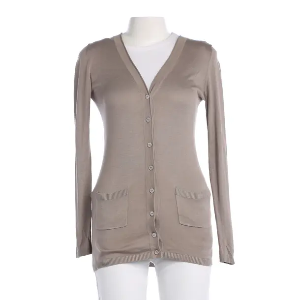 Strickjacke, in Camel, Seide, Bruno Manetti