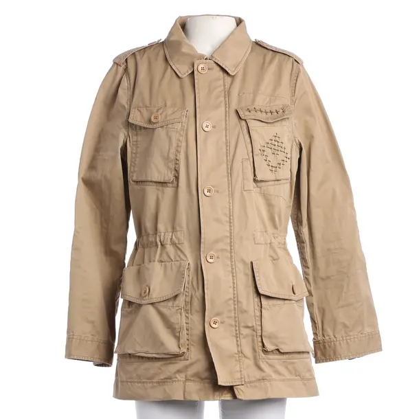 Mid-Season Jacket, in Light Brown, Cotton, Steffen Schraut