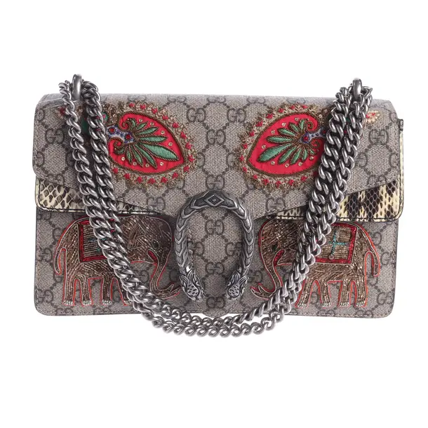 Shoulder Bag, in Multicolored, Leather, Gucci