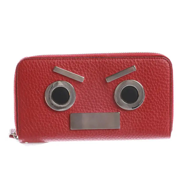 Geldbörse, in Rot, Leder, Fendi