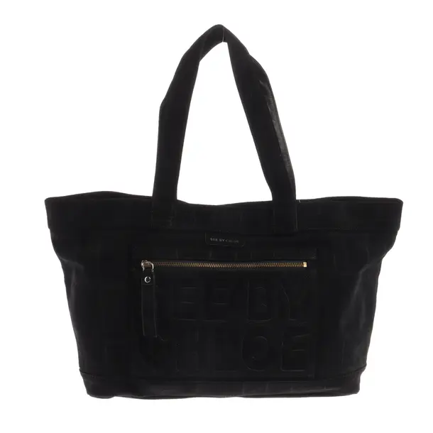 Shoulder Bag, in Black, Leather, See by Chloé