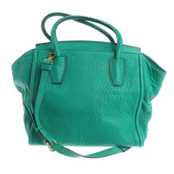 Handtasche, in Grün, Leder, MCM
