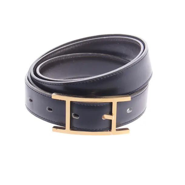Belt, in Black, Leather, Hermès