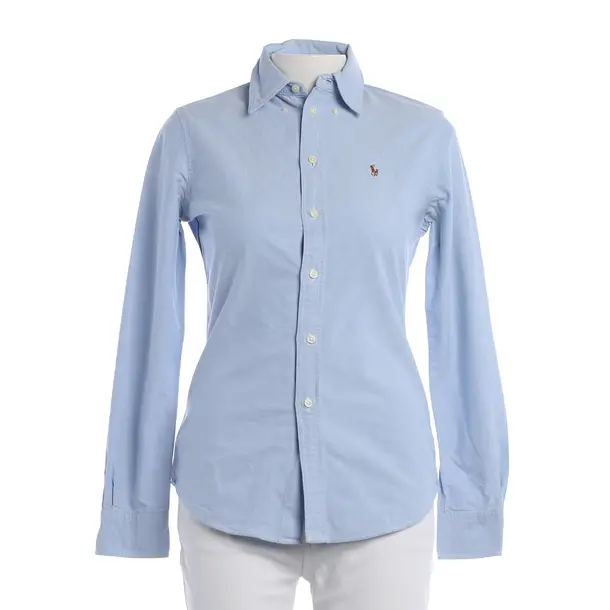 Blouse, in Light Blue, Cotton, Polo Ralph Lauren