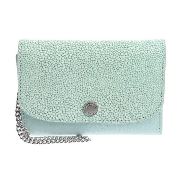 Wallet, in Green, Leather, Michael Kors