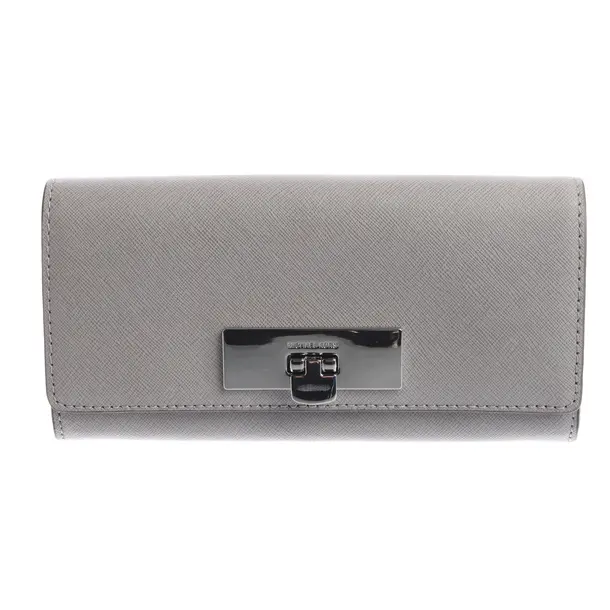 Geldbörse, in Grau, Leder, Michael Kors