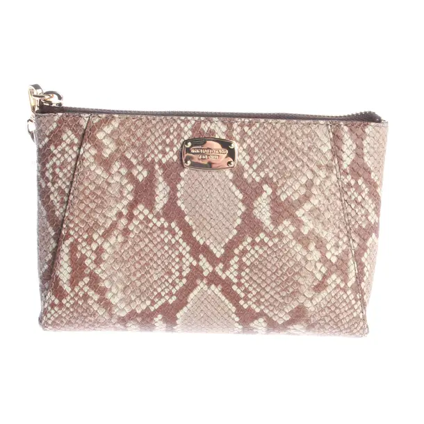 Clutch Bag, in Brown, Leather, Michael Kors