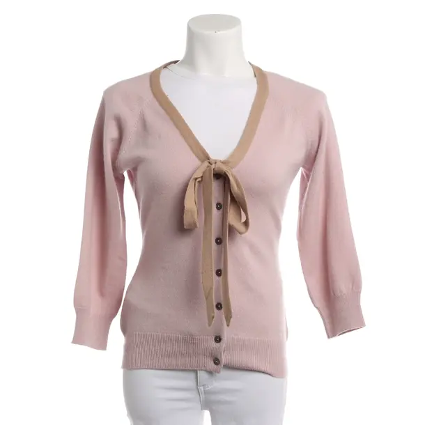 Strickjacke, in Hellrosa, Baumwolle, Dolce & Gabbana