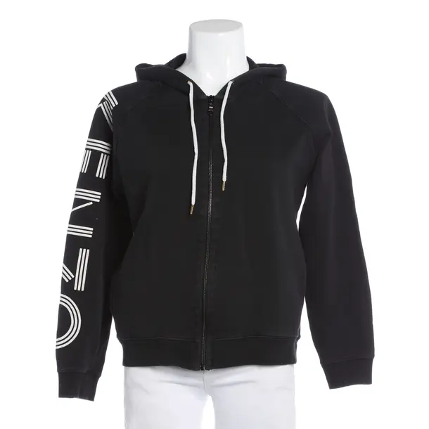 Zip-up Hoodie, in Black, Cotton, Kenzo