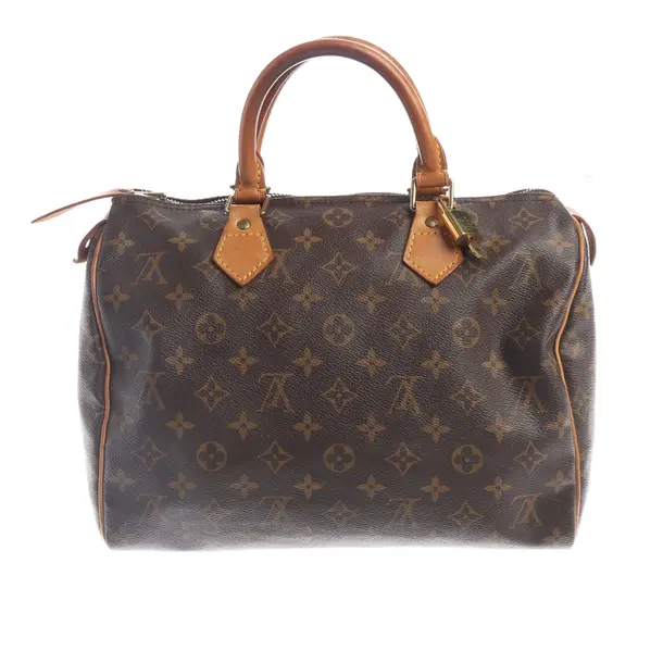 Handbag, in Brown, Canvas, Louis Vuitton