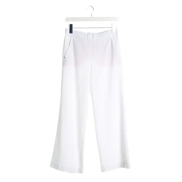 Pants, in White, Polyester, Raffaello Rossi