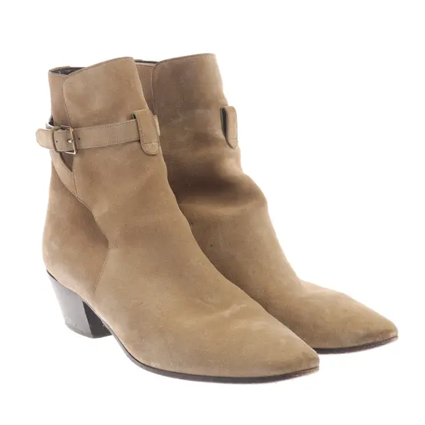 Ankle Boots, in Beige, Saint Laurent