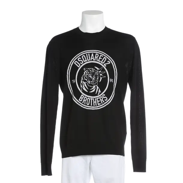 Maglione, in Nero, Lana, Dsquared