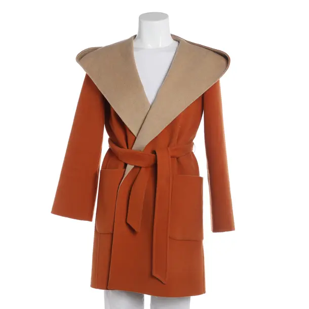 Übergangsmantel, in Orange, Wolle, Max Mara