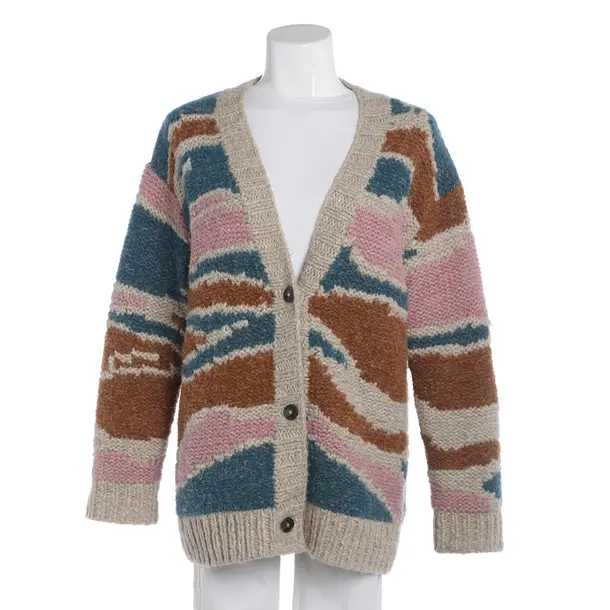 Cardigan, in Multicolored, Wool, Closed
