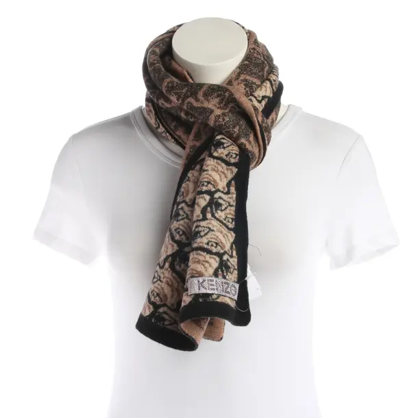 Scarf, in Brown, Cotton, Kenzo