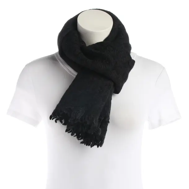 Schal, in Schwarz, Baumwolle, Louis Vuitton