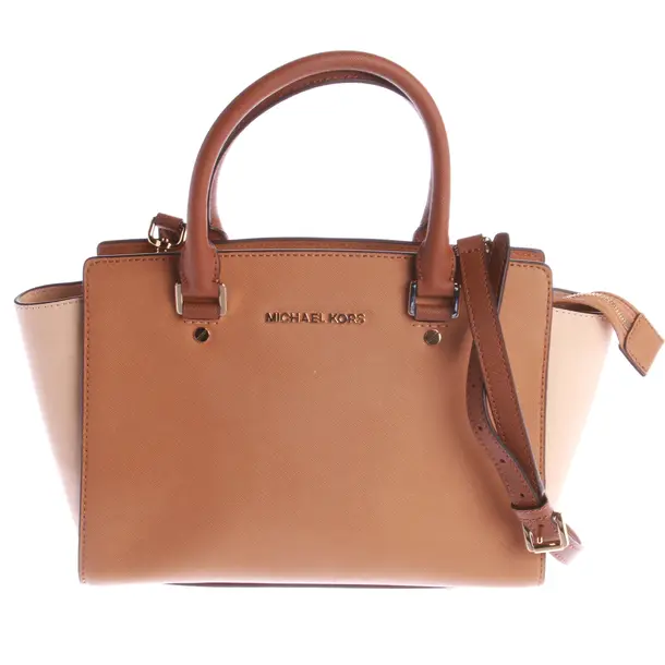 Handbag, in Brown, Leather, Michael Kors