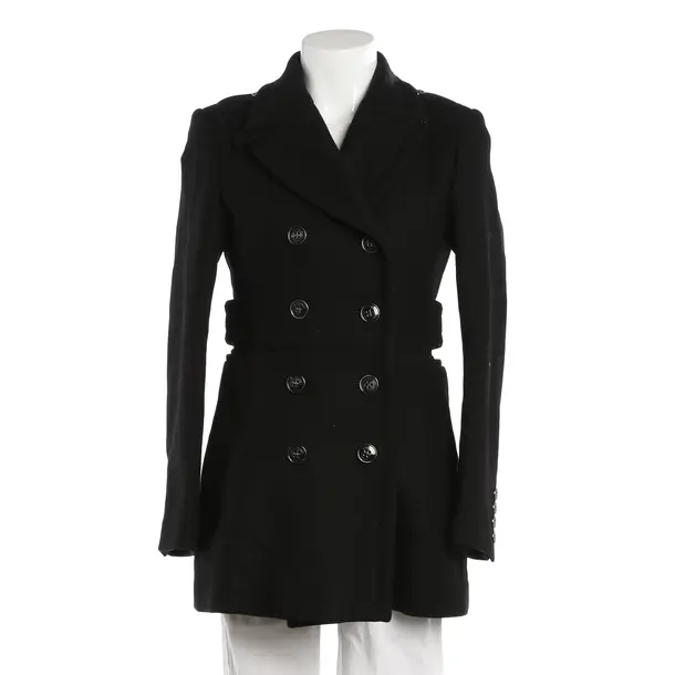 Übergangsmantel, in Schwarz, Wolle, Burberry Brit