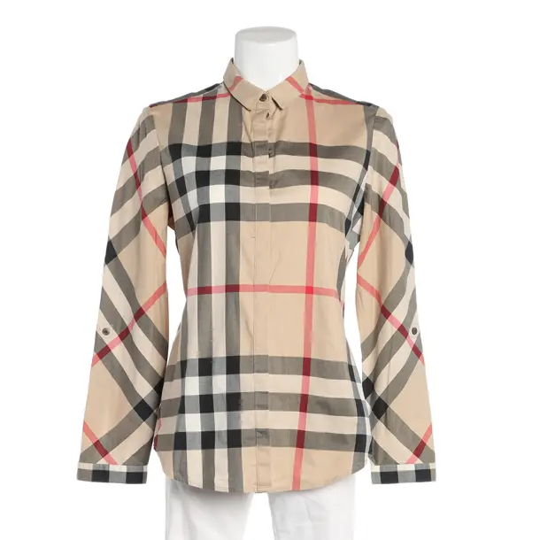 Bluse, in Mehrfarbig, Baumwolle, Burberry