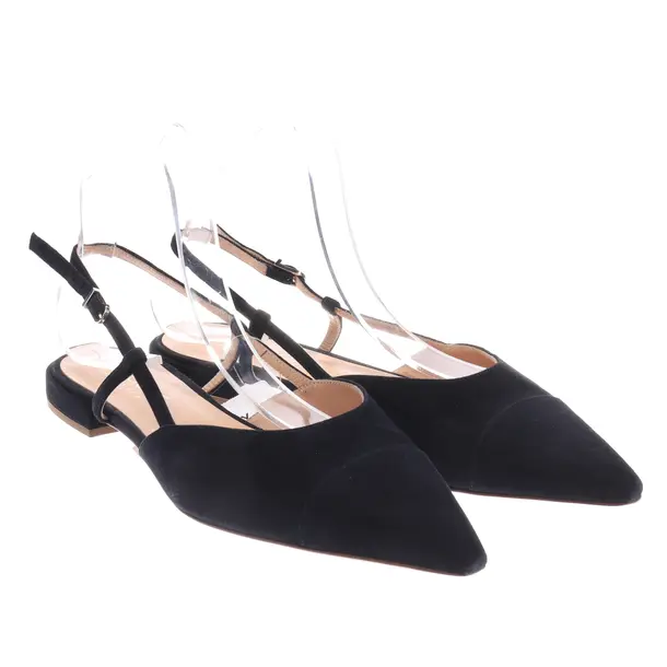 Slingbacks, in Schwarz, Unützer