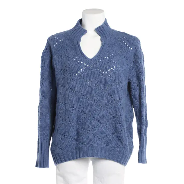 Kaschmirpullover, in Blau, Kaschmir, Steffen Schraut