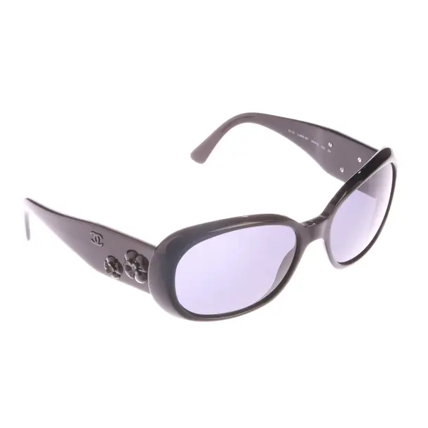 Sonnenbrille, in Schwarz, Kunststoff, Chanel