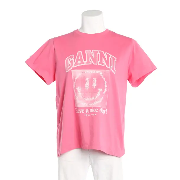 Shirt, in Pink, Cotton, Ganni