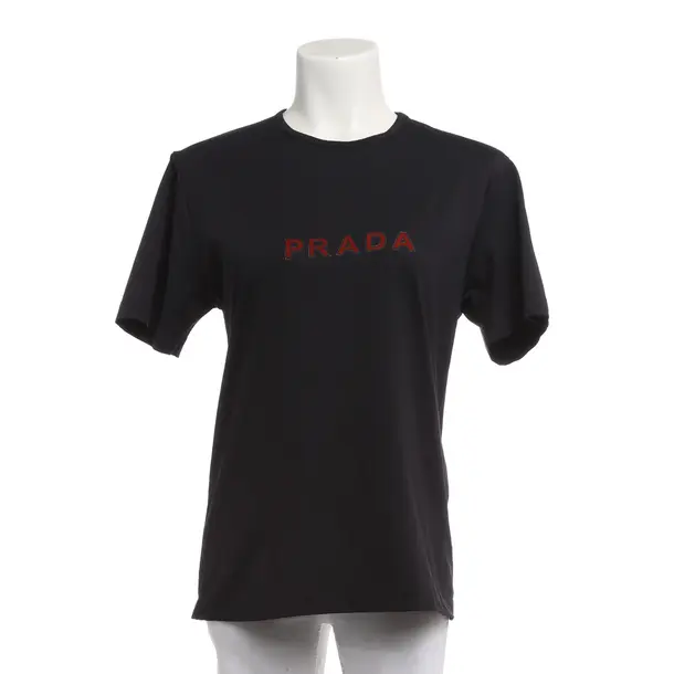 Shirt, in Schwarz, Baumwolle, Prada Linea Rossa