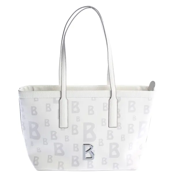 Schultertasche, in Cream, Leder, Bogner