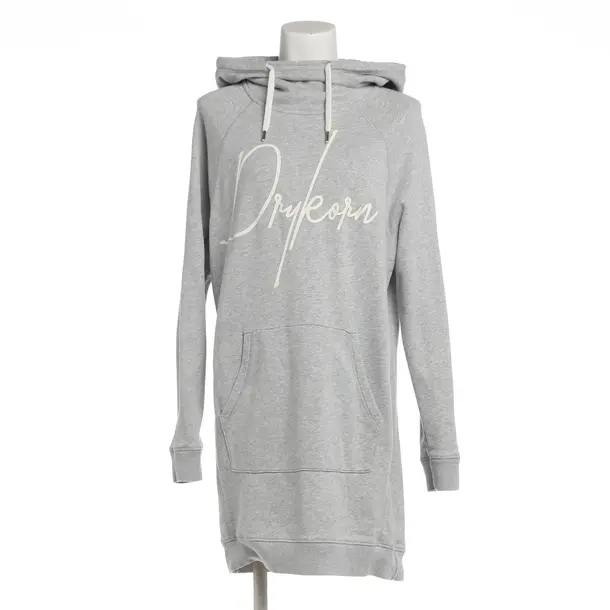 Kleid, in Hellgrau, Baumwolle, Drykorn