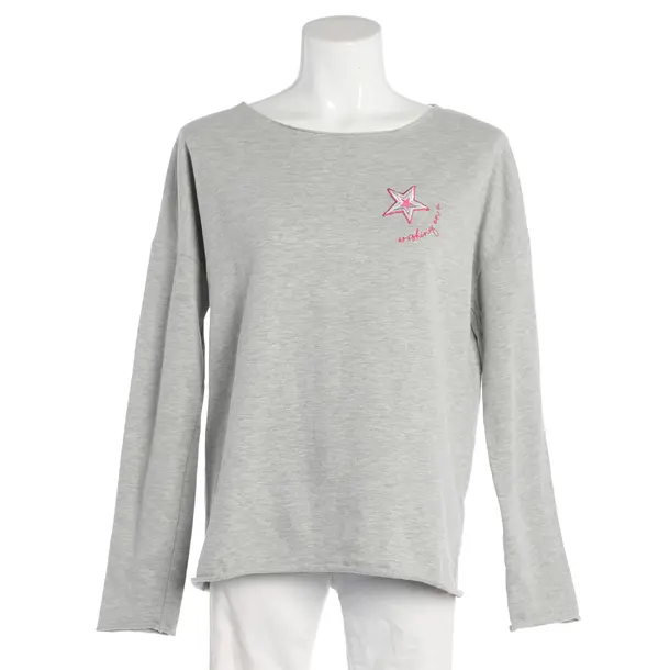Sweatshirt, in Light Gray, Cotton, Juvia